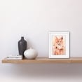 thumbnail image 2 of Floral Fox Spirit Animal Boho Calm Pastel Colour Artwork Orange Pink Abstract Woodland Creature Flowers Artwork Framed Wall Art Print 9X7 Inch, 2 of 5