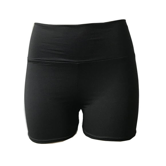 LVHAOGJOB Womens Shorts Solid Booty High Waist Yoga Shorts Tummy Control Compression for Ladies