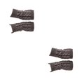 thumbnail image 1 of ZLight 1 Pair Fingerless Mittens Fashionable Simple Knitting Craft Clothes Accessory for Decoration Keeping-warm Wear Dark grey 2Set, 1 of 6