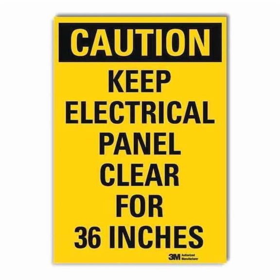 Lyle Caution Sign,10inx7in,Reflctv Sheeting U1-1059-RD_7X10