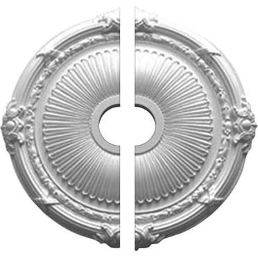 27 1/2"OD x 3 7/8"ID x 2 1/4"P Heaton Ceiling Medallion, Two Piece (Fits Canopies up to 6 1/2")