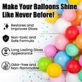 thumbnail image 4 of Party Balloon, Ongmies Balloon Spray Shine High Shine Balloon Spray Balloons Enhancement Gloss Keep The Balloons Texture and Glossy Long Lasting Non Oxidizing Scene Decoration 100Ml, Event & Party, 4 of 9