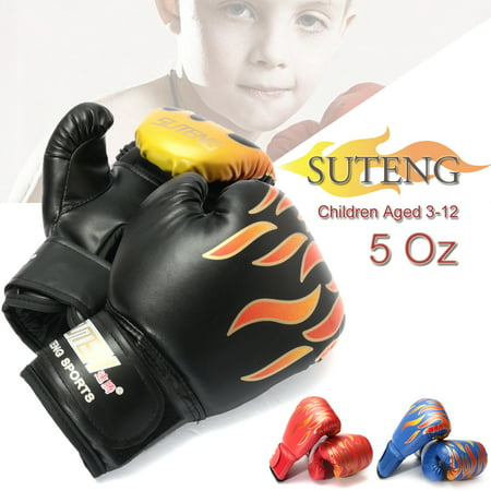 Unique Bargains  Kids Adjustable Sport Boxing Gloves Pair Age 3-6 Youth Children Practice Training