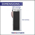 thumbnail image 2 of Whole Parts Refrigerator Dispenser Actuator Pad Part# W10353847 - Replacement & Compatible with Some Maytag, Kitchen Aid and Whirlpool Refrigerators, 2 of 6