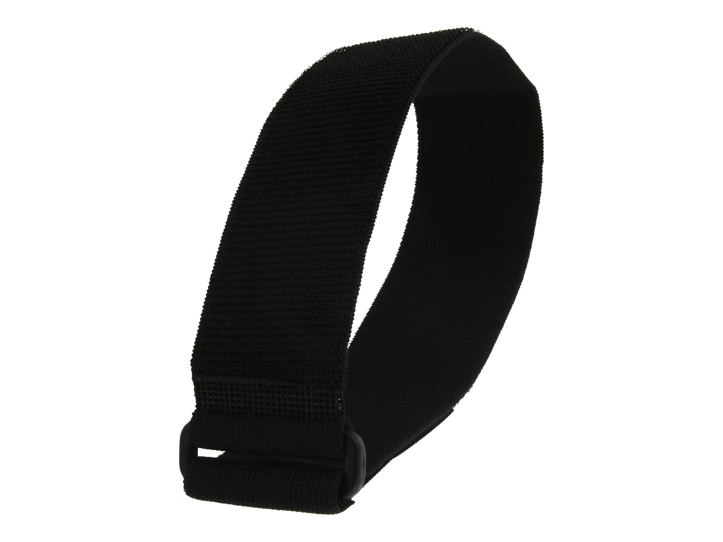 Secure Cable Ties - Hook & loop fastener cinch cable tie - 20 x 2 inch, all purpose, elastic - 1.7 ft - black (pack of 5)