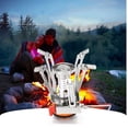 thumbnail image 3 of Backpacking Stove - Portable Camping Stove - Small Backpack Camp Stove Single Burner for Propane Butane Isobutane Fuel Canister - Small Mini Pocket Rocket Jet Boiler for Hiking & Gas, 3 of 5