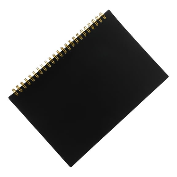 UPOUART Business Ledger Book Inventory Management Pp Paper Black 1Set for Office Warehouse Design