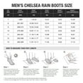 thumbnail image 2 of HISEA Chelsea Short Rain Boots for Men with Breathable Lining,Green,US Size 12, 2 of 6