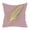 Pink, variant on Black Feather Pattern Pillow Cover With Velvet Texture For Bedside Office And Car
