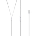 thumbnail image 4 of Restored Beats urBeats3 Wired Earphones with Lightning Connector - Tangle Free Cable, Magnetic Earbuds, Built-In Microphone and Controls - (Satin Silver) (Refurbished), 4 of 5