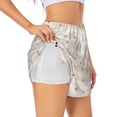 thumbnail image 2 of Haiem Funny Goose1 Women's 2 in 1 Running Shorts - Lightweight Athletic Workout Gym Yoga Breathable Sports Shorts Liner with Phone Pockets-Large, 2 of 9
