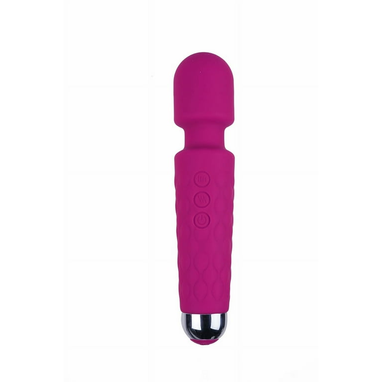 Personal Massager Wand, Wand Massager with 8 Speeds 20 Vibrating Patterns,  Rechargeable Personal Massager Silent and Waterproof, Back Neck Shoulder  Sports Recovery, Pink - Walmart.com