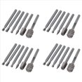 thumbnail image 1 of 24PCS HSS Rotary Multi Tool Burr Routing Router Bit Mill Cutter Attachment for,24 x HSS rotary burr,Silver, 1 of 6