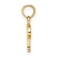 thumbnail image 2 of Diamond2Deal 14K Yellow Gold Block Letter P Initial Pendant for Women, 2 of 6