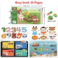 thumbnail image 3 of Mi primer libro de actividades, libro educativo, libro de actividades, libro de tablero para juguetes de aprendizaje, libro tranquilo, libro Montessori para bebés, para niños de 3 a 4 años, 3 of 5