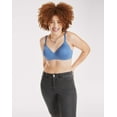 thumbnail image 5 of Hanes Womens No-Show Wireless Bra, Concealing Petals No-Show Bra with Convertible Straps, 5 of 5