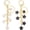 C, variant on Initial Flower Letter Keychain for Women Cute Alphabet Enamel Keyring Bag Charm Key W -