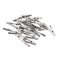 thumbnail image 4 of Uxcell 10A Heavy-Duty Alligator Clips Crocodile Electrical Test Clamps,Silver Tone 20Pack, 4 of 5