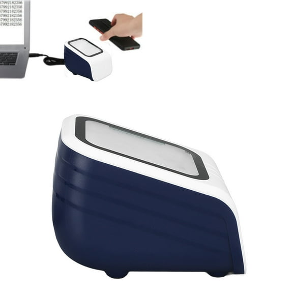 Scanner de Code à Barres, Multifonctions Annonces Vocales Sensibles USB Plug And Play Scanner de Codes à Barres pour Supermarché