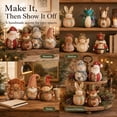 thumbnail image 5 of Patchwork Fabric Doll DIY Kit Handmade Christmas Sewing Craft Set for Seasonal Home Decoration, DIY Patchwork Fabric Character Doll Kit Creative Holiday Craft Project (snowman), 5 of 7