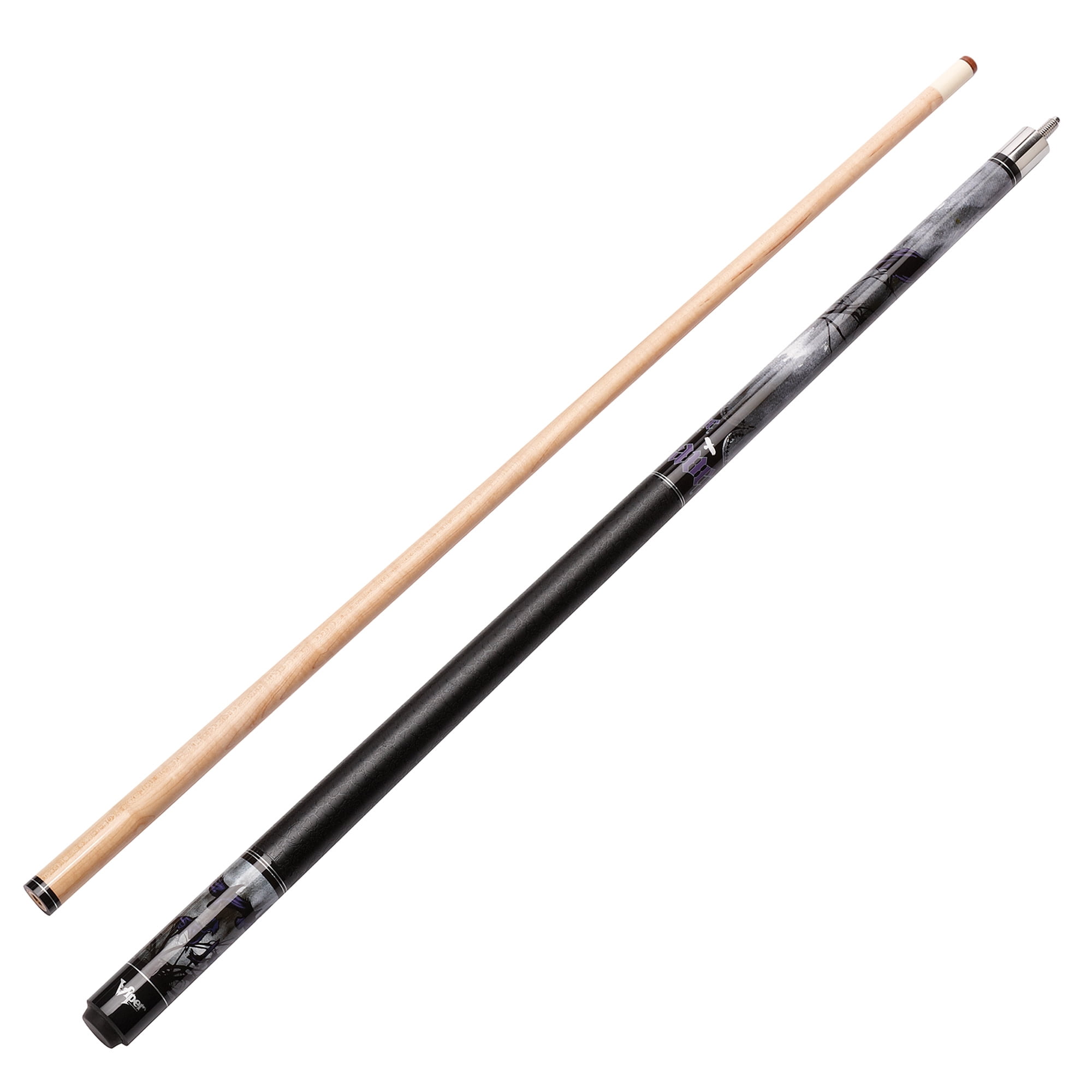 Viper Billiard Master Pool Ball Set, Viper Underground Fatal Shot Cue, Viper Underground Rock & Roll Cue, Viper Underground Celtic Blood Cue, and Viper Underground Raven Cue