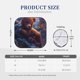 thumbnail image 3 of Fotbe Lazy Stone Bear Juego de 2 Piezas de Parasoles para Parabrisas | Bloqueador Solar para Auto | Accesorios Plegables para Protección Solar Interior-Medium, 3 of 6