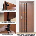 thumbnail image 4 of No Drill Door Anchor Strap for Resistance Bands, Portable Nylon Door Mount for Home Fitness Training, 4 of 6