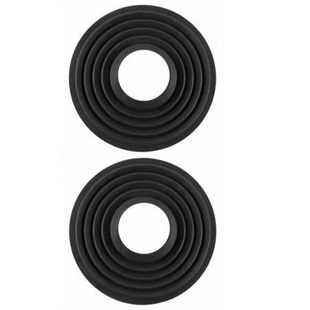 UPC: 0192223156050 | 2 Pack Silicone Lens Hood for 70 to 90mm Diameter Lens  Black