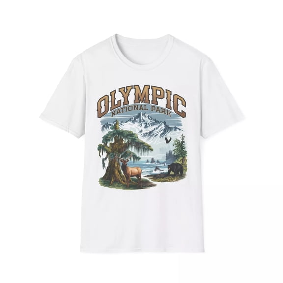 Olympic National Park T-Shirt, Mountain Nature Tee, Outdoor Adventure Shirt