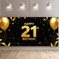thumbnail image 5 of LUUFILx 21st Birthday Party Supplies Pink Balloon Banner Decorations Happy Celebration Backdrop Photography Props Background Decors, 5 of 8