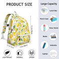 thumbnail image 6 of Lemon Backpack for School,Cute School Bag,Schoolbag with Adjustable Shoulder Straps & Padded Back,13.4"x11"x4.7", 6 of 6
