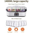 thumbnail image 4 of Ultimate Probiotic Yogurt Maker Machine 1400ML Capacity, Adjustable Temp, 8 Glass Jars, 4 of 5