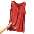 thumbnail image 4 of ZyeKqe Women Plus Size Tank Tops Sleeveless Crew Neck Pajamas Tops Casual Loose Sleepwear Loungewear, 4 of 9