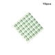 thumbnail image 3 of Advancent 10 hojas de pegatinas de diamantes de imitación, decoraciones, calcomanías acrílicas, pegatinas tridimensionales para uñas, álbumes de Artesanía Verde oscuro Advancent HA062096-14B, 3 of 6