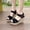 Black, variant on Arch Support Sandals wedge sandals for Women Footbed Snap Open Toe wedge sandals Chunky High Heel Stability High Arch Arch Support