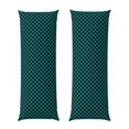 thumbnail image 1 of Fotbe Black And Teal Checkerboard Funda para Almohada Corporal con Diseño, Funda de Microfibra Ultrasuave de 20x54 Pulgadas, Ropa de Cama Elegante, 1 of 7