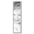 thumbnail image 2 of ArtToFrames 8" x 33" Bright Silver Picture Frame, 8x33 inch Silver Wood Poster Frame (WOM-4752), 2 of 8
