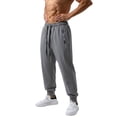 thumbnail image 2 of VV AVEORS Mens Sweatpants Tapered Joggers With Zipper Pocket Casual Athletic Workout Lightweight Track Pants For Running Gym Gray M, 2 of 9
