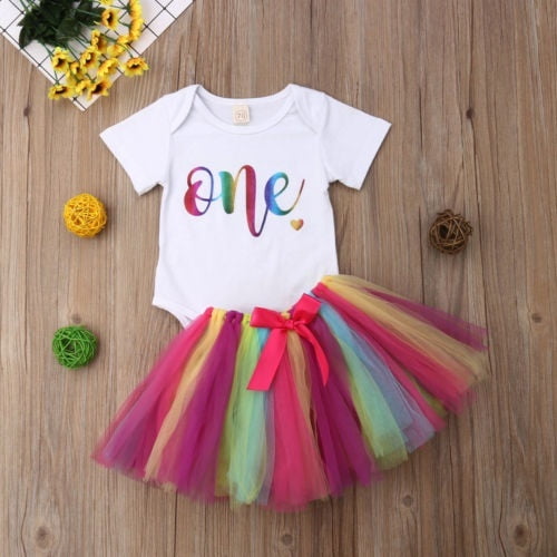baby girl birthday romper