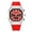 Red, variant on Fashion Sport Military Watches Men Luxury Quartz Wristwatch Silicone Waterproof Date Clock