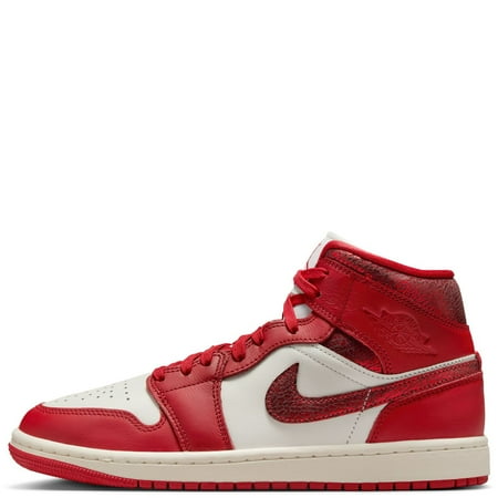Women's Jordan 1 Mid SE Sail/Varsity Red-Team Red (HJ9337 106) - 8.5