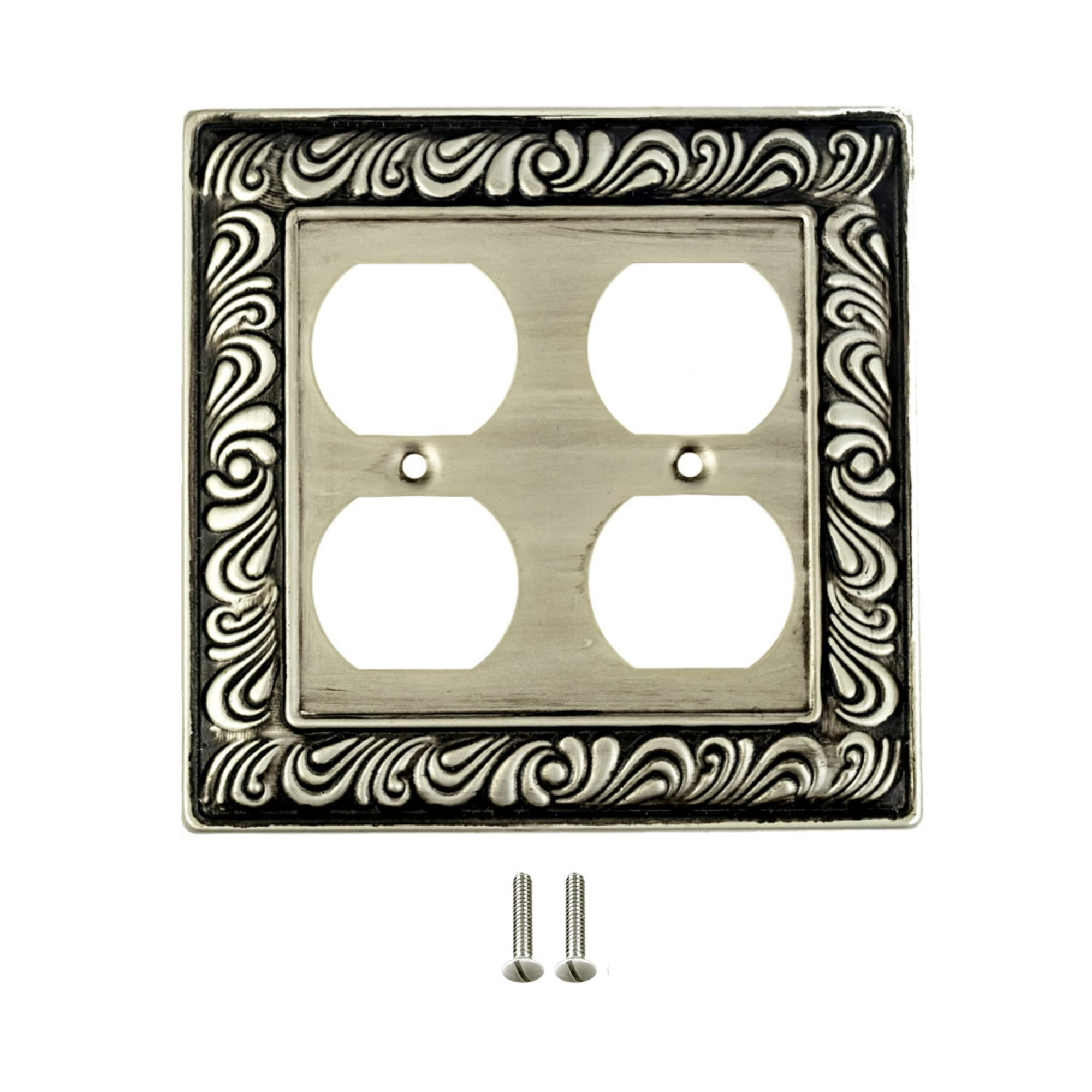 SleekLighting | Wall plates Decorative Brushed Satin Pewter ...