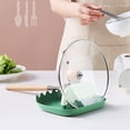 thumbnail image 2 of 2 Packs Kitchen Spoon Rest/Spoon Holder for Stove Top, Heat-Resistant Utensil Rest with Drip Pads, BPA Free Spatula Rests Organizer for Ladles,Pot Lid,Forks., 2 of 7