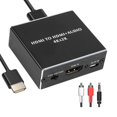 thumbnail image 1 of 4K * 2K HDMI Audio Splitter Extractor, Divisor HDMI a HDMI + SPDIF + 3.5mm Salida de Audio Convertid, 1 of 7