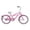 Pink, variant on Micargi JETTA 20' Beach Cruiser Coaster Brake Single Speed Stainless Steel Spokes One Piece Crank Alloy Purple Rims 36H Color: PURPLE