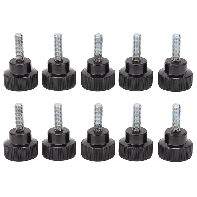 Tête Ronde Poignée Boutons, 10pcs Pouce Vis Poignée Main Ronde Poignée Bouton de Torsion Écrou Pouce Vis Poignée Boutons Matériaux Écologiques