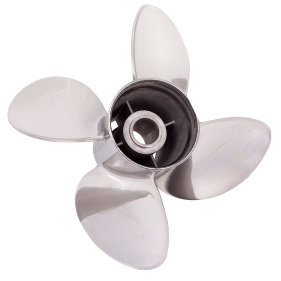 Solas 9554-141-19 Rubex HR4 Stainless Steel 4-Blade Boat Propeller - LH, 14-1/8 In. Diameter x 19 In. Pitch