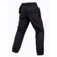 thumbnail image 6 of TRGPSG Men's Work Pants with 13 Pockets,Stretch Water-Resistant Heavy Duty Cargo Work Pants,Utility Pants with Nylon Reinforced Knees,Black Size 38, 6 of 6