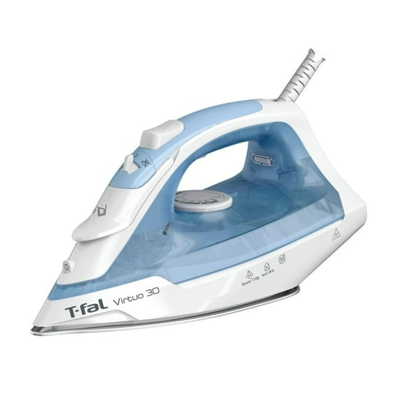 Plancha T-Fal de Vapor Virtuo Tanque de 240 ml FV2C61U0 Azul