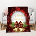 HONGYOHE AntiStatic Fuzzy Soft Blanket Microfiber Christmas Warm Sofa